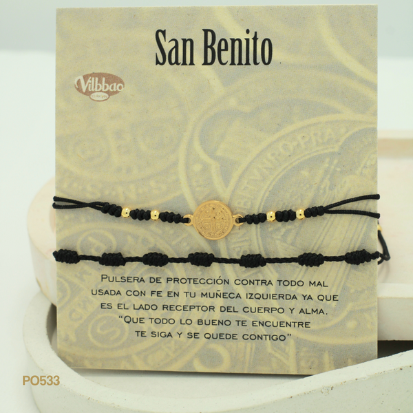 Pulsera doble san Benito