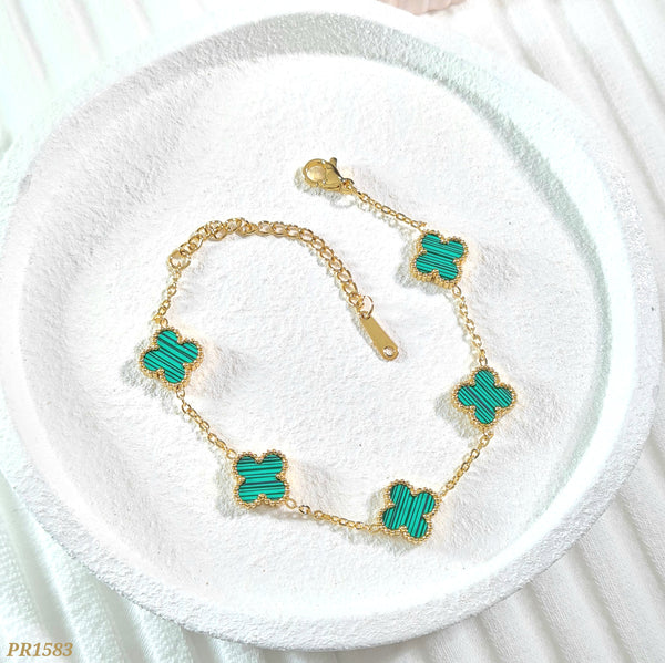Pulsera trébol verde PR1583