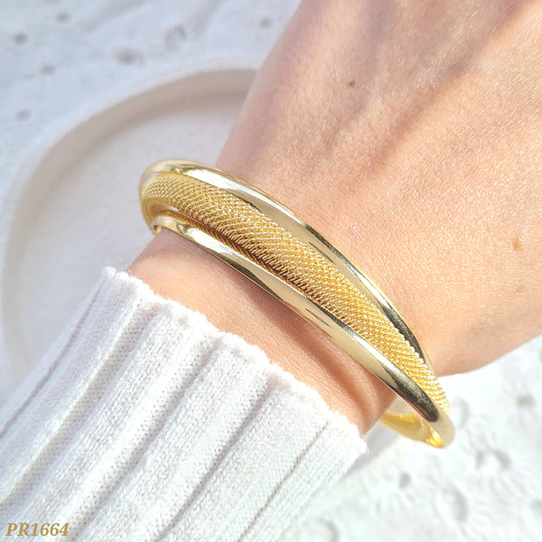 Pulso triple con textura PR1664