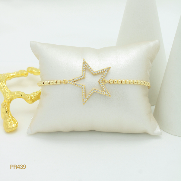 Pulsera silueta estrella PR439