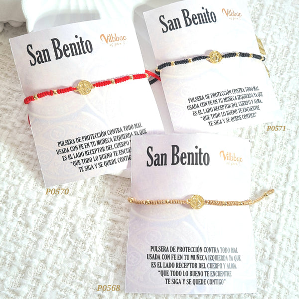 Pulsera San Benito (cada una)