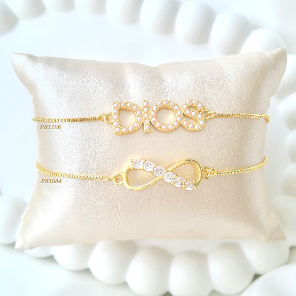 Pulsera "DIOS"/ pulsera infinito