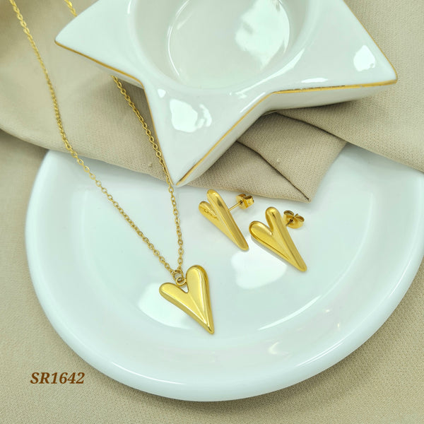 Set corazón alargado SR1642