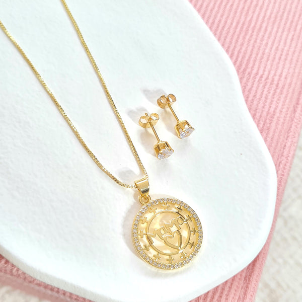 Set dije redondo "Mamá" SR1677