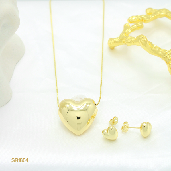 Set corazón liso grande SR1854