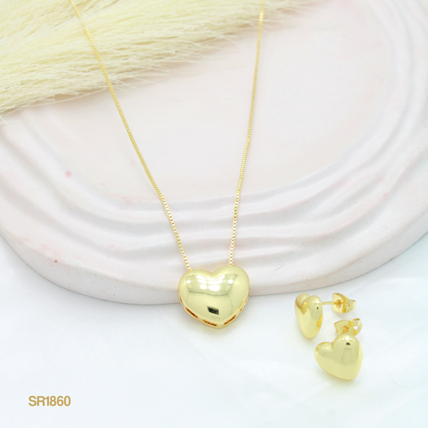 Set corazón liso SR1860