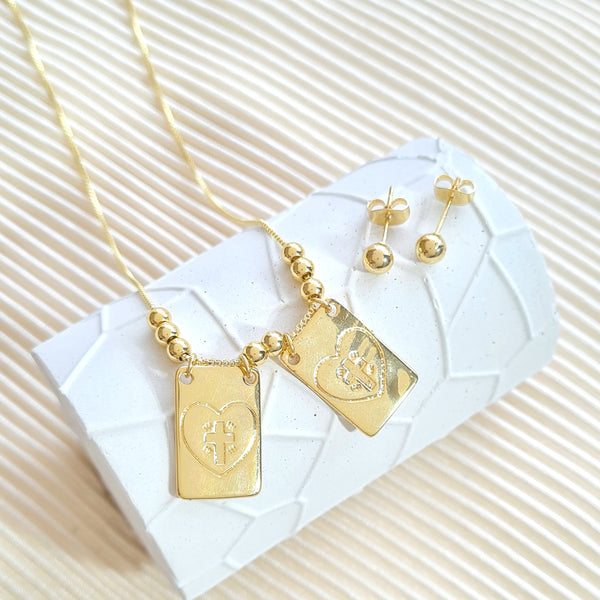 Set escapulario cruces SR2266