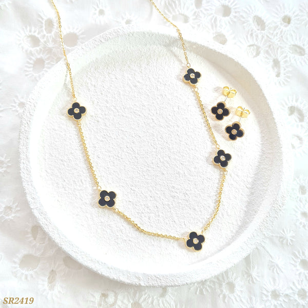 Set trébol negro SR2419