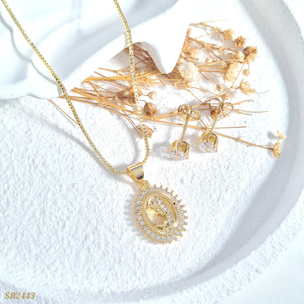 Set virgen zircones  SR2443