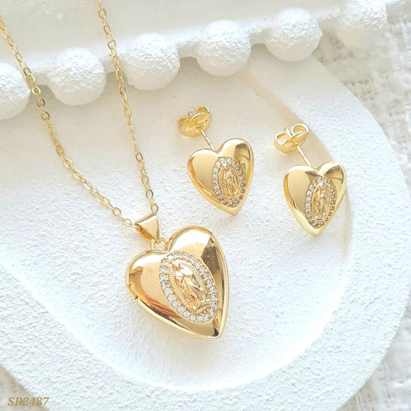 Set virgen en corazón SR2487