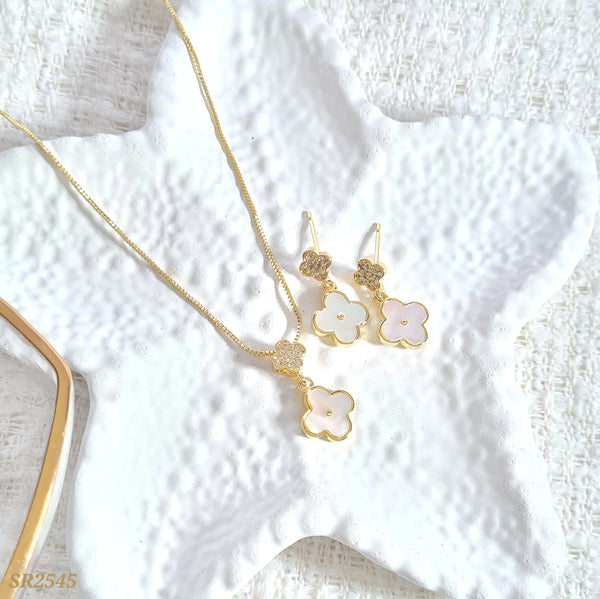 Set trébol blanco SR2545