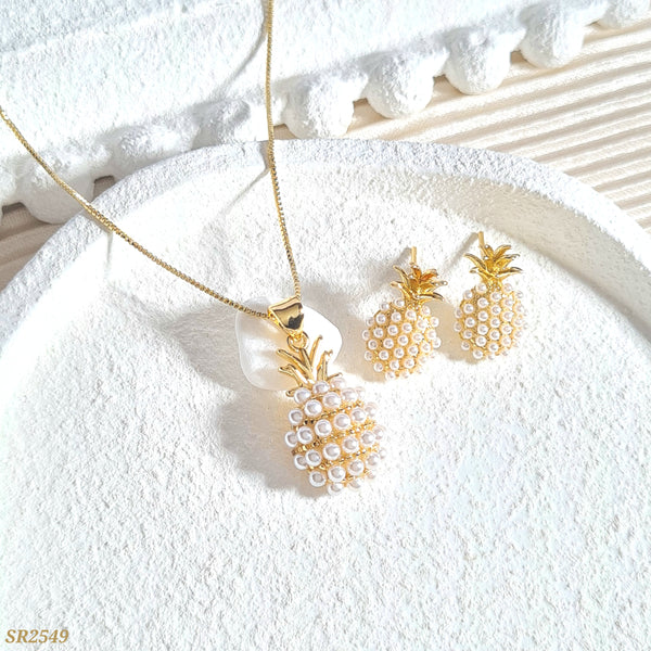 Set piña perlas SR2549
