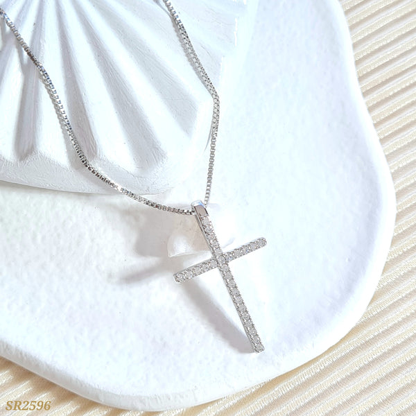 Set cruz plateada SR2596