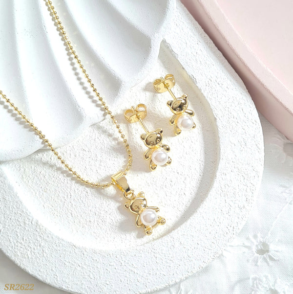 Set oso con perla SR2622