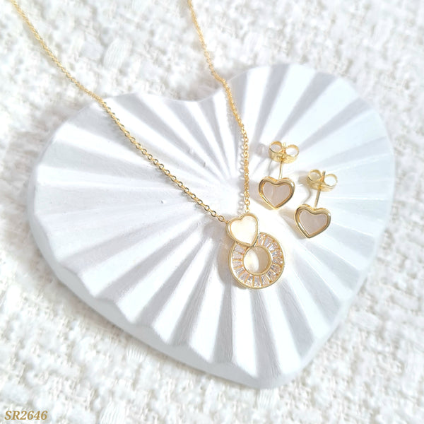 Set corazón y circulo SR2646