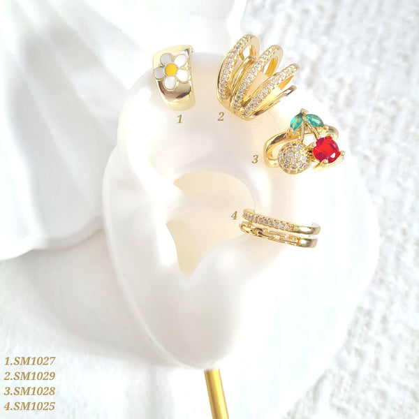 Earcuffs con zircones