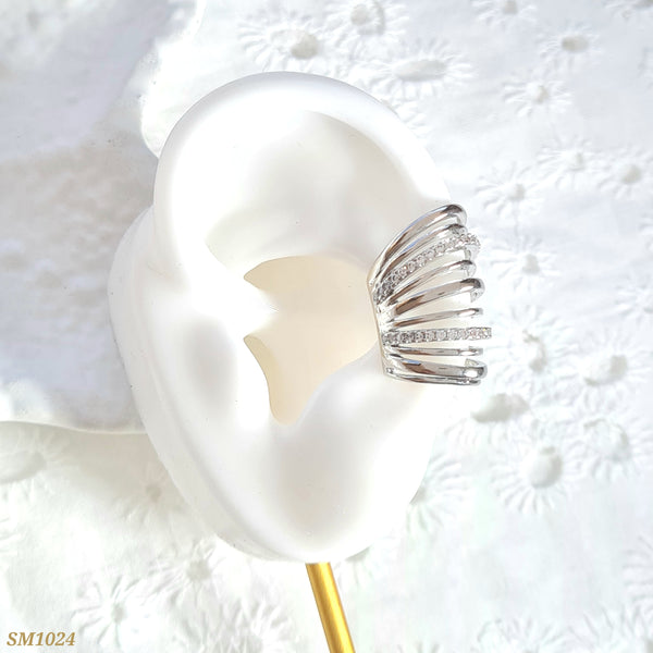 Earcuff multiple plateado SM1024