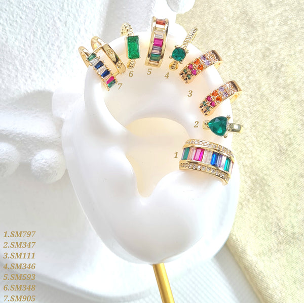 Earcuffs multicolor