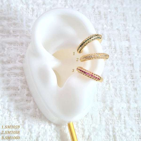 Earcuffs con zircones