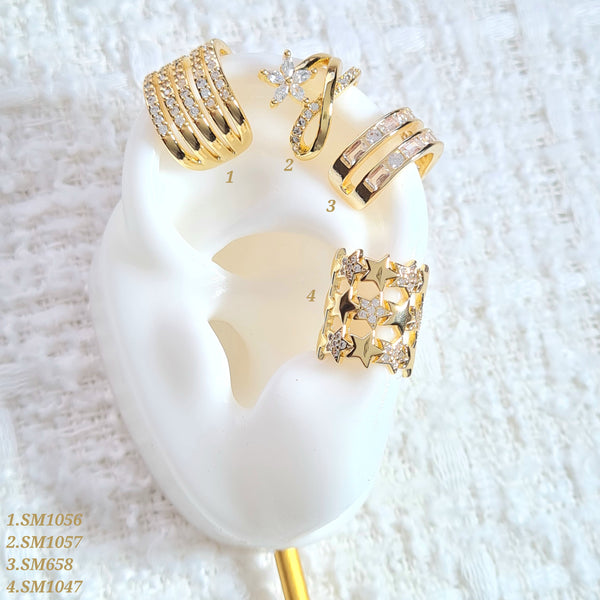 Earcuffs con zircones