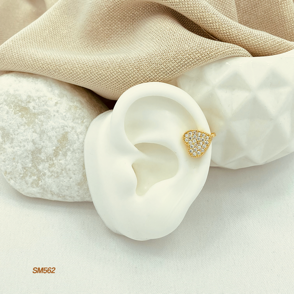 Earcuff corazón SM562