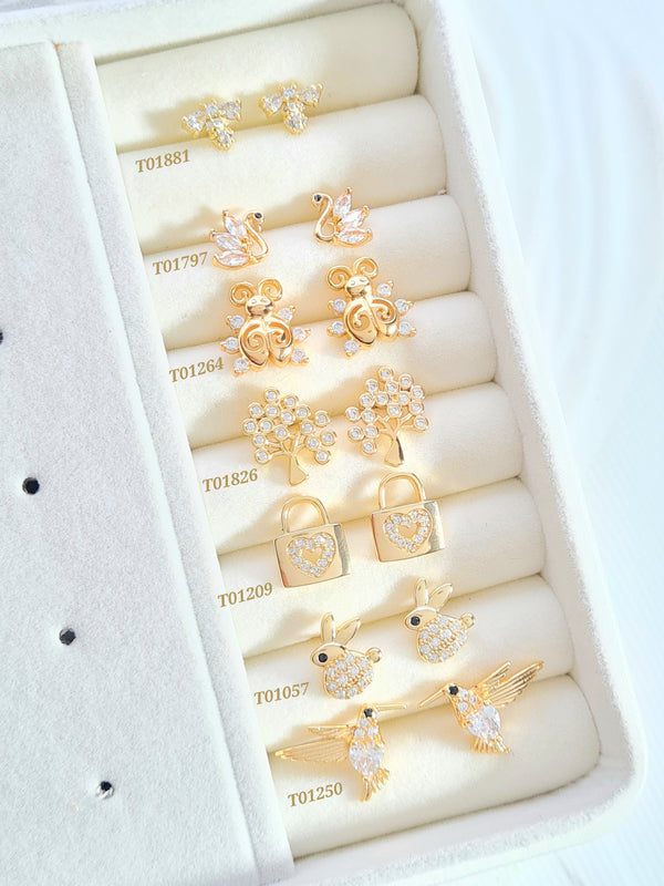 Topos rodio con zircones