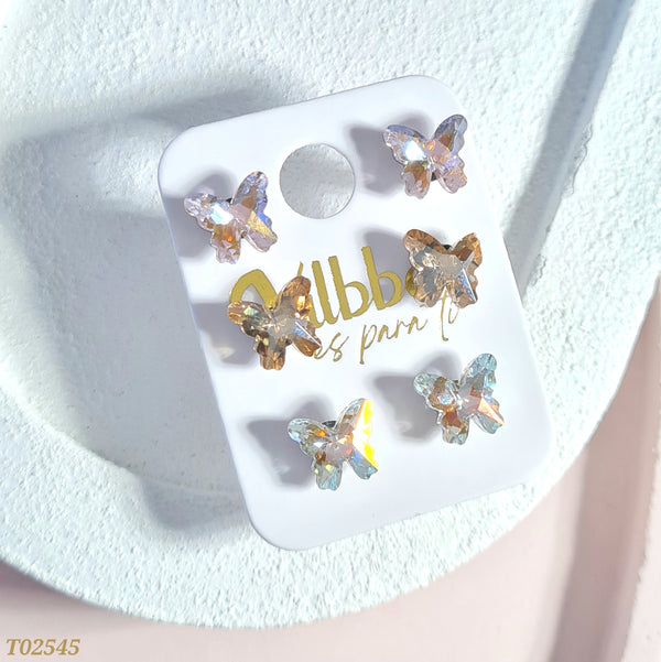 Set topos mariposas tornasol T02545