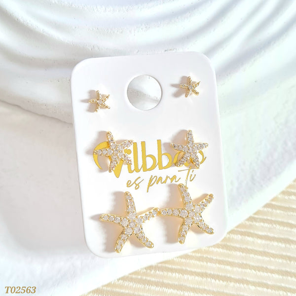 Set topos estrellas de mar T02563
