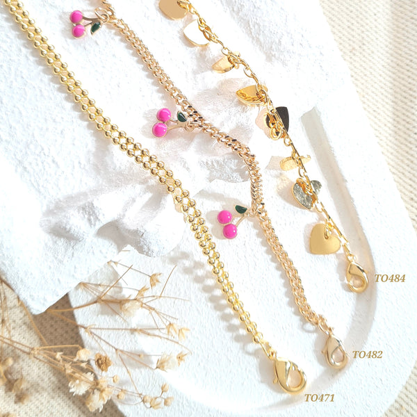 Tobilleras con dijes