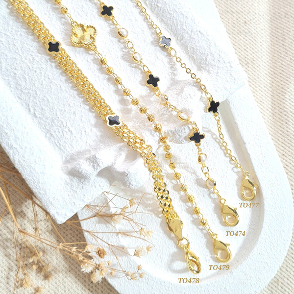 Tobilleras en trébol