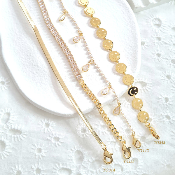 Tobilleras con textura