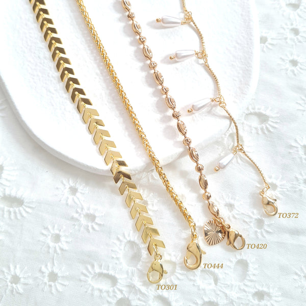 Tobilleras con textura