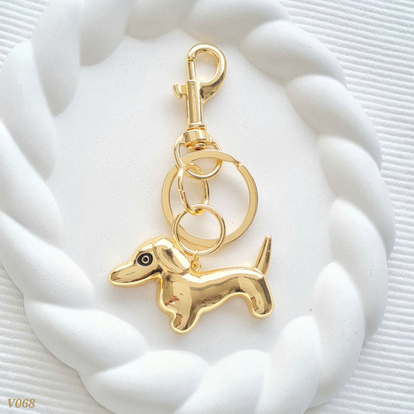 Bag charm perro salchicha V068